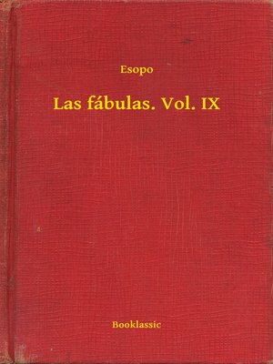 cover image of Las fábulas. Volume IX